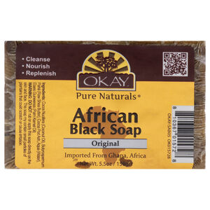 African Black Soap - Original by Okay for Unisex 5.5 oz Soap